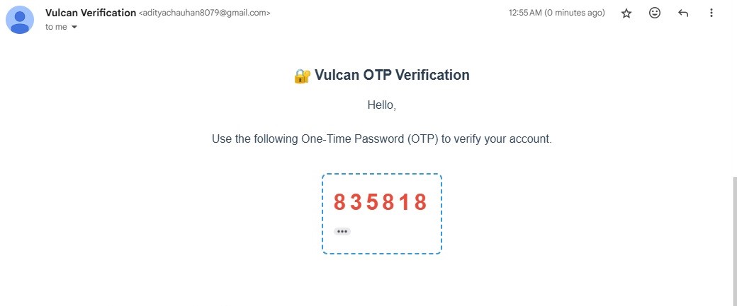 Email verification